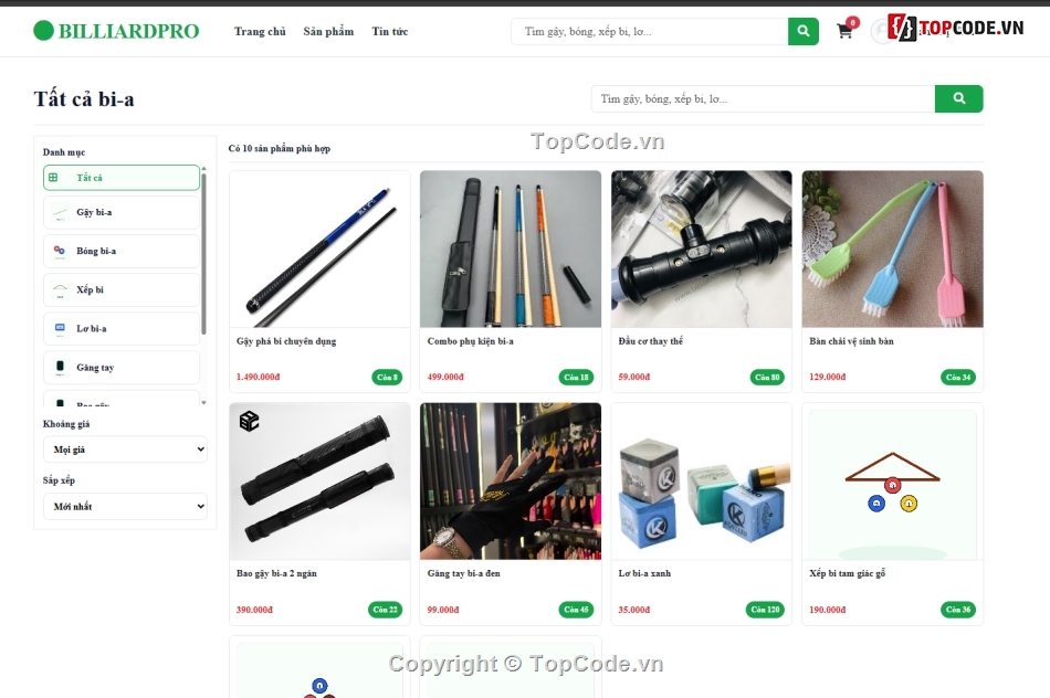 web sản phẩm,web bán sản phẩm,bán web